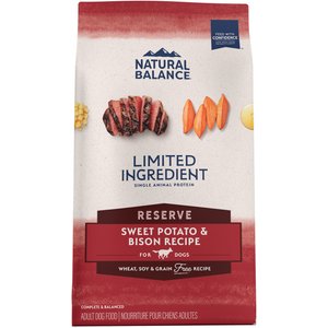 Natural Balance Limited Ingredient Reserve Grain-Free Sweet Potato & Bison Recipe Dry Dog Food