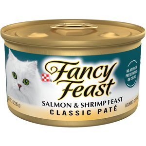 Fancy Feast Classic Salmon & Shrimp Feast Canned Cat Food