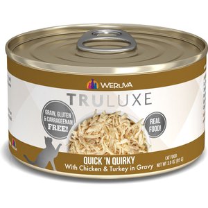 Weruva Truluxe Quick 'N Quirky with Chicken & Turkey in Gravy Grain-Free Canned Cat Food