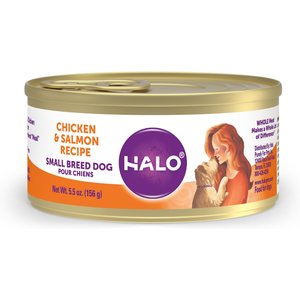 Halo Chicken & Salmon Recipe Grain-Free Small Breed Canned Dog Food