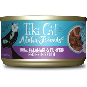 Tiki Cat Aloha Friends Tuna with Calamari & Pumpkin Grain-Free Wet Cat Food