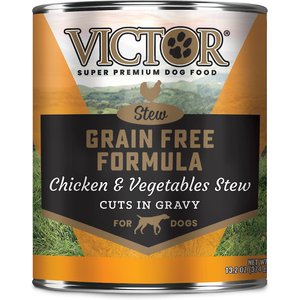VICTOR Chicken & Vegetables Stew Cuts in Gravy Grain-Free Canned Dog Food