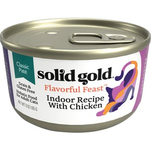 Solid Gold Flavorful Feast Indoor Recipe with Chicken Pate Grain-Free Canned Cat Food