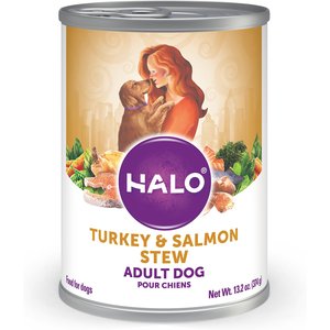 Halo Holistic Turkey & Salmon Stew Adult Canned Dog Food