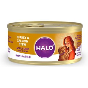 Halo Turkey & Salmon Recipe Adult Canned Dog Food