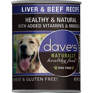 Dave's Pet Food Naturally Healthy Liver & Beef Recipe Canned Dog Food