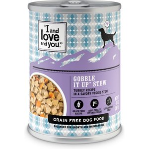 I and Love and You Gobble It Up Stew Grain-Free Canned Dog Food