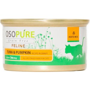 Artemis Osopure Tuna & Pumpkin Recipe in Gravy Grain-Free Canned Cat Food