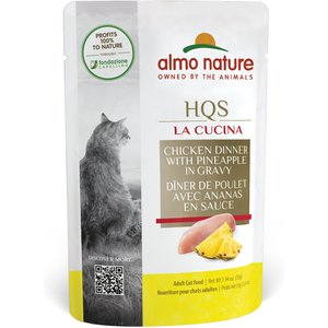 Almo Nature HQS La Cucina Chicken with Pineapple Grain-Free Cat Food Pouches