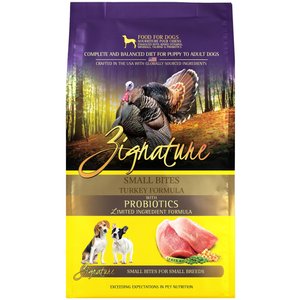 Zignature Turkey Formula Small Bites Dry Dog Food