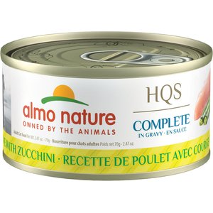 Almo Nature HQS Complete Chicken with Zucchini Wet Cat Food