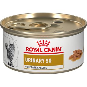 Royal Canin Veterinary Diet Adult Urinary SO Moderate Calorie Morsels in Gravy Canned Cat Food