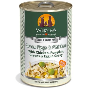 Weruva Green Eggs & Chicken with Chicken, Egg, & Greens in Gravy Grain-Free Canned Dog Food