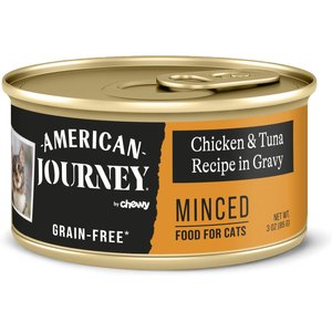 American Journey Minced Chicken & Tuna Recipe in Gravy Grain-Free Canned Cat Food